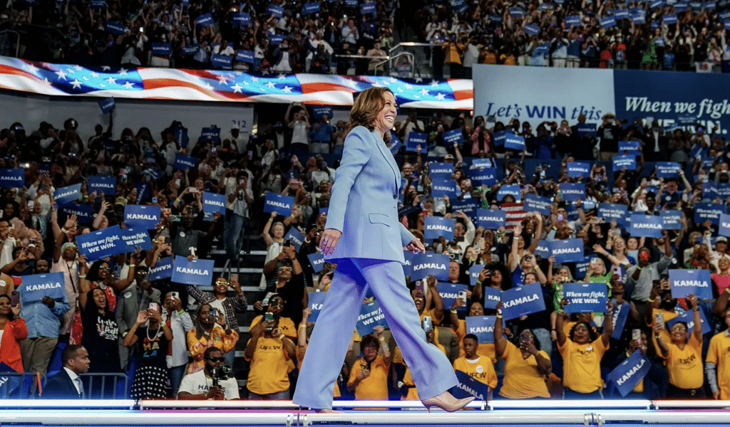 Kamala Harris at a July Rally in Atlanta